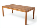 Tavolo da giardino - legno - 210x90x75 cm - marrone chiaro - stile moderno