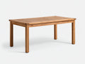 Tavolo da giardino - legno - 180x90x75 cm - marrone chiaro - stile naturale