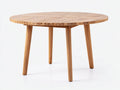 Tavolo da giardino - legno - 135x135x74 cm - marrone chiaro - stile moderno