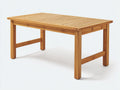 Tavolo da giardino - legno - 190x88x74 cm - marrone chiaro - stile naturale
