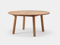 Tavolo da giardino - legno - 134x134x73 cm - marrone chiaro - stile moderno