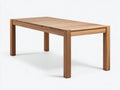 Tavolo da giardino - legno - 200x92x75 cm - marrone chiaro - stile moderno